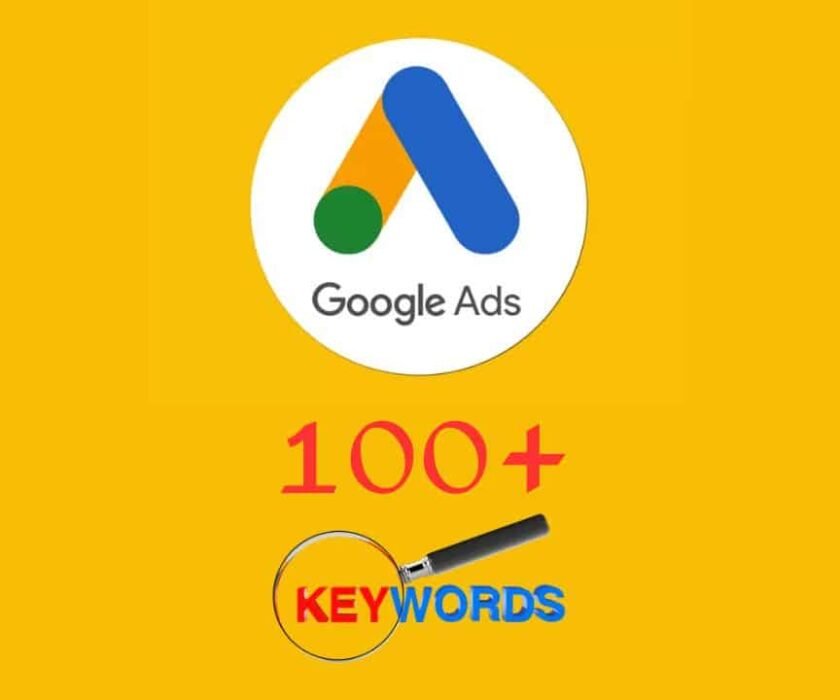 google ads campaign with 100+ keywords