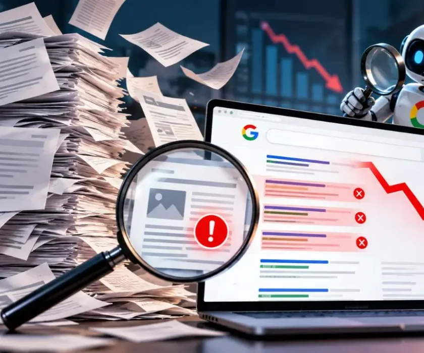 too much SEO content hurts rankings