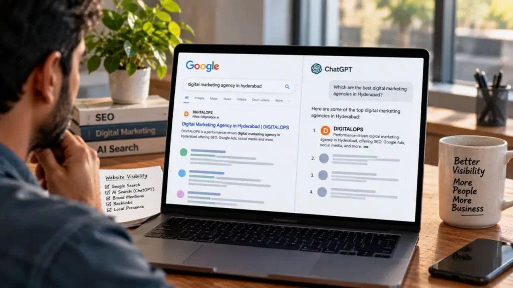 check website search engine visibility